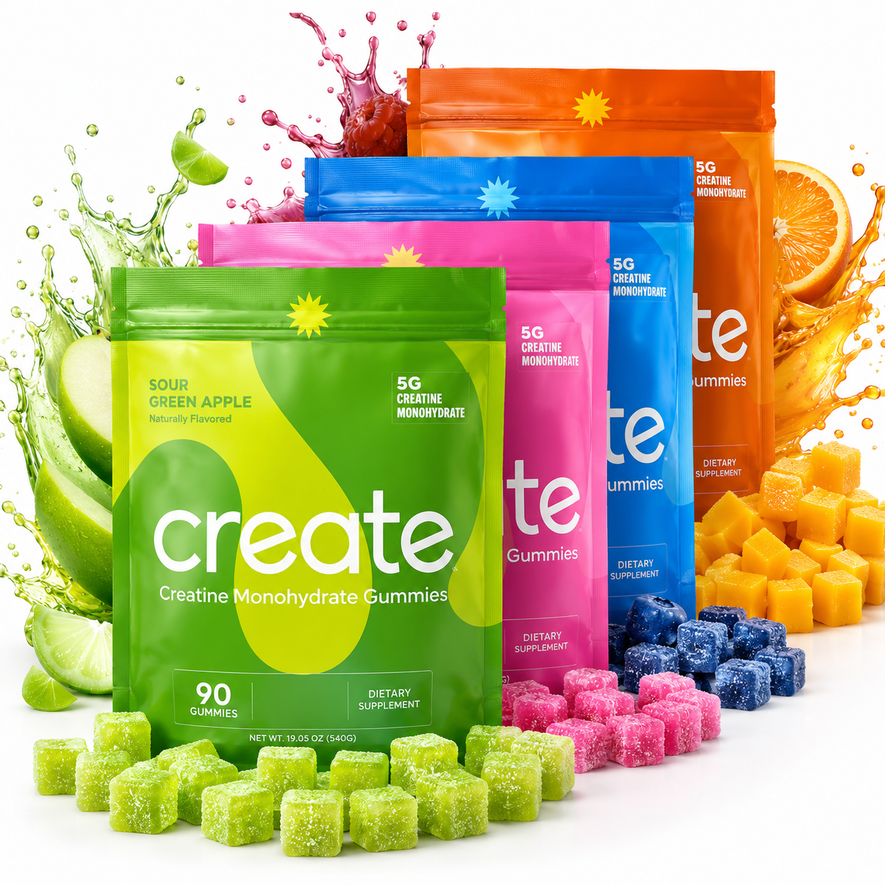 Create Creatine Gummies – 90 Count