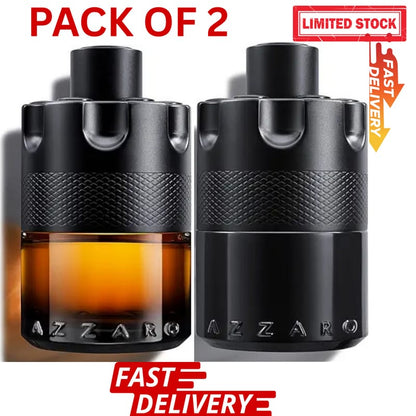 Azzaro The Most Wanted Parfum – 3.38 oz / 100 ml (Pack of 2)